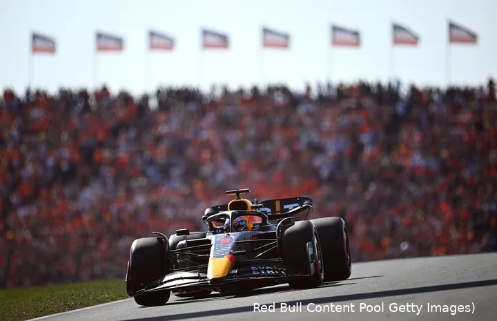 Max
Verstappen op het Circuit van Zandvoort, kwalificatie voor de Grand Prix van Nederland
2022 (Foto: Red Bull Content Pool / Getty Images)