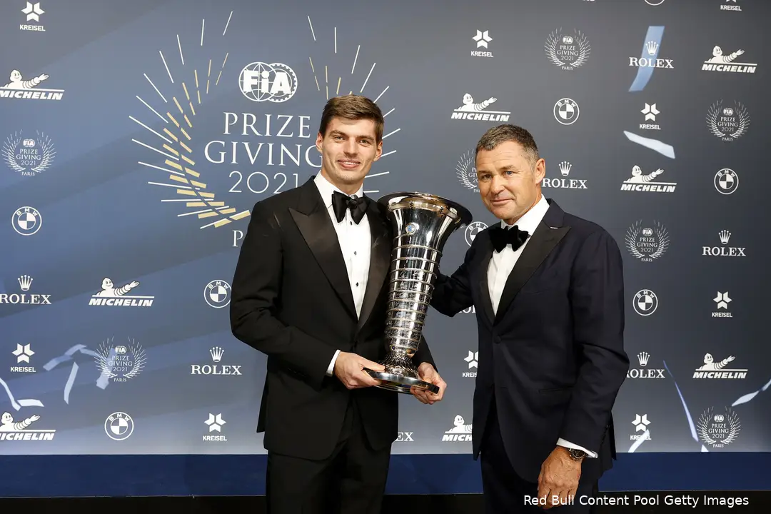 prijzengala max verstappen redbull wereldbeker
