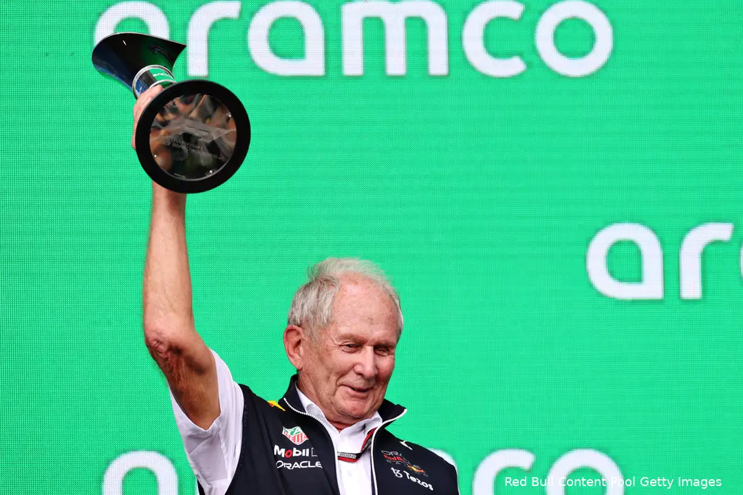 Red Bull Racing-adviseur Helmut Marko legt de lat altijd hoog voor zijn coureurs.