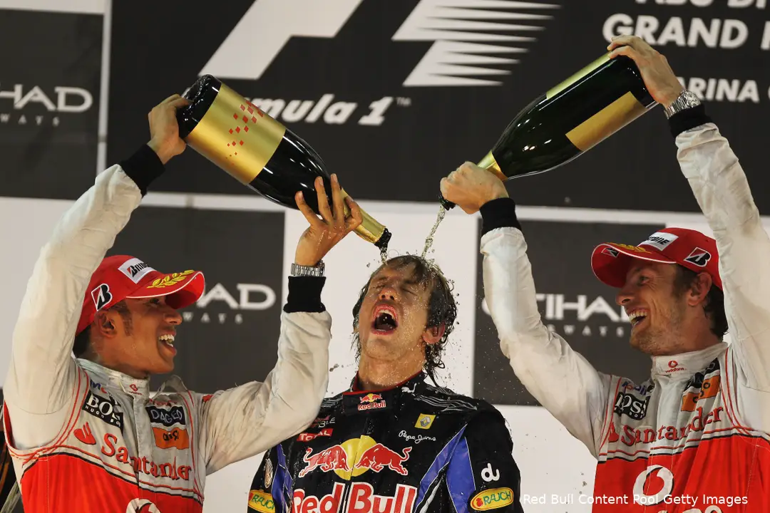 Vettel won de Grand Prix van Abu Dhabi in 2010, en het kampioenschap.