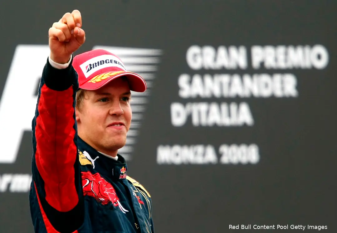 sebastian vettel toro rosso f1 gp italie 2008