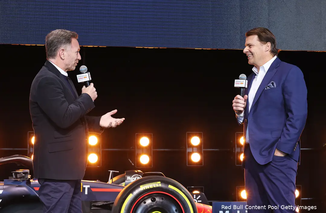 christian horner jim farley red bull racing ford powertrains f1 2023 2026 rb19