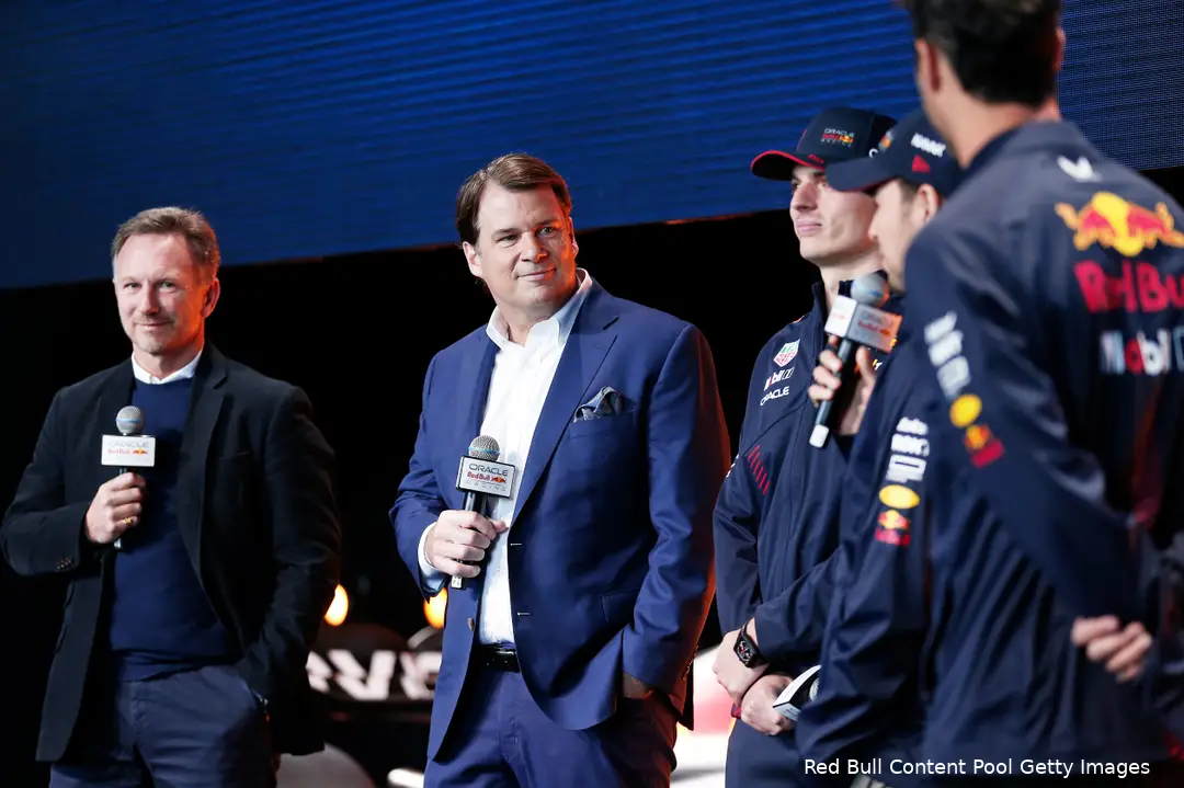 christian horner jim farley red bull racing ford powertrains f1 2023 2026 rb19
