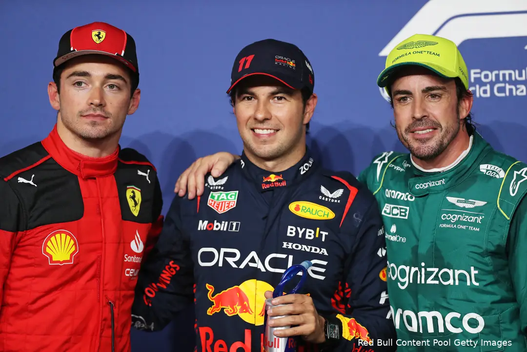 perez red bull pole leclerc alonso kwalificatie jeddah 2023
