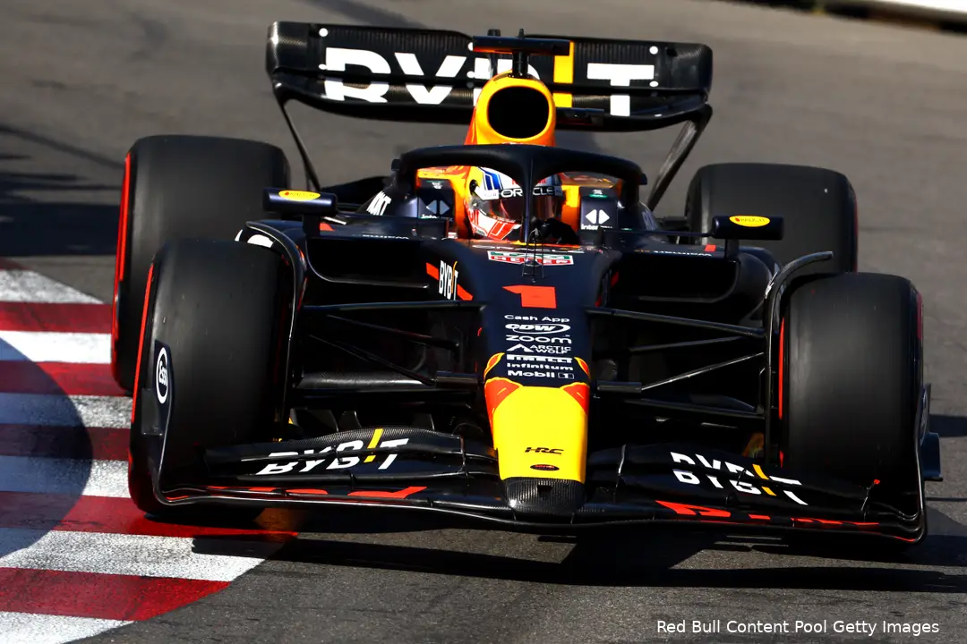 max verstappen rb19 red bull racing f1 gp monaco 2023