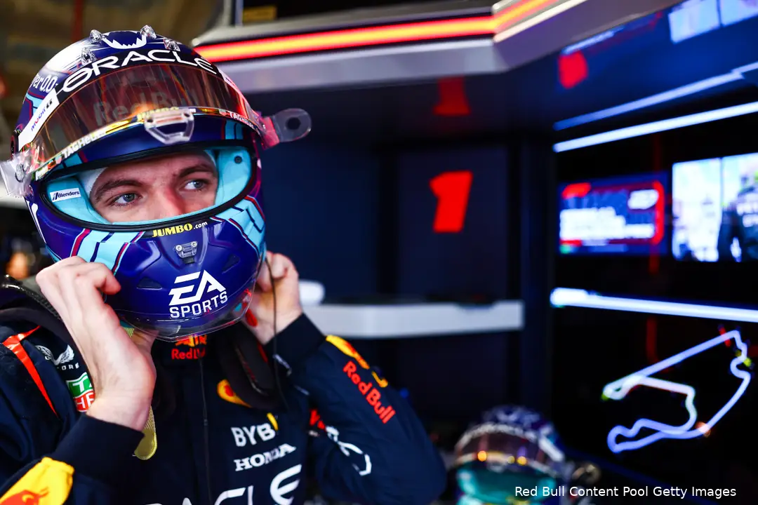 <i>Max Verstappen, Red Bull Racing, Grand Prix van Miami 2023 (Foto: Red Bull Content Pool/Getty Images)</i>