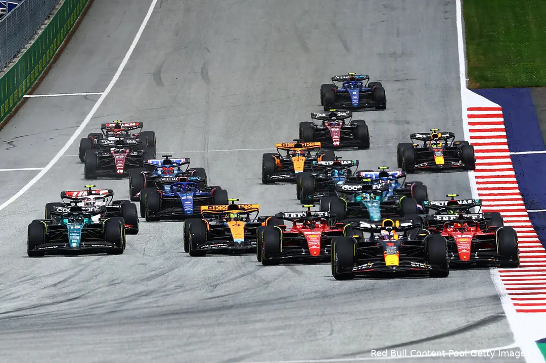 verstappen red bull start gp oostenrijk 2023