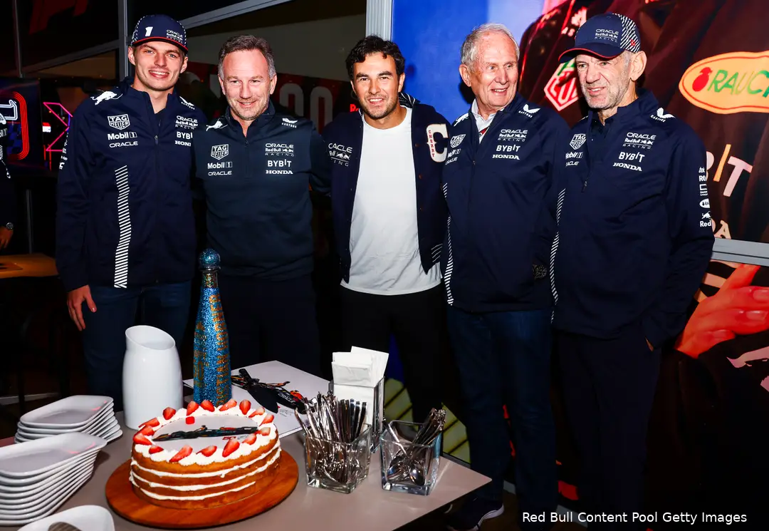 max verstappen christian horner adrian newey sergio perez helmut marko