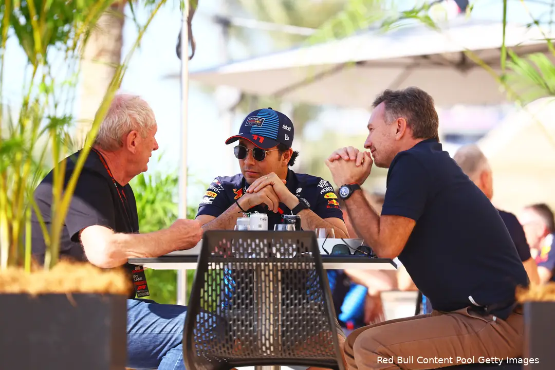 helmut marko sergio perez christian horner 2024
