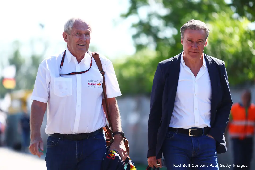 <i>Het gesprek tussen Vermeulen en Makro ging 'over alles', aldus Verstappen.</i>