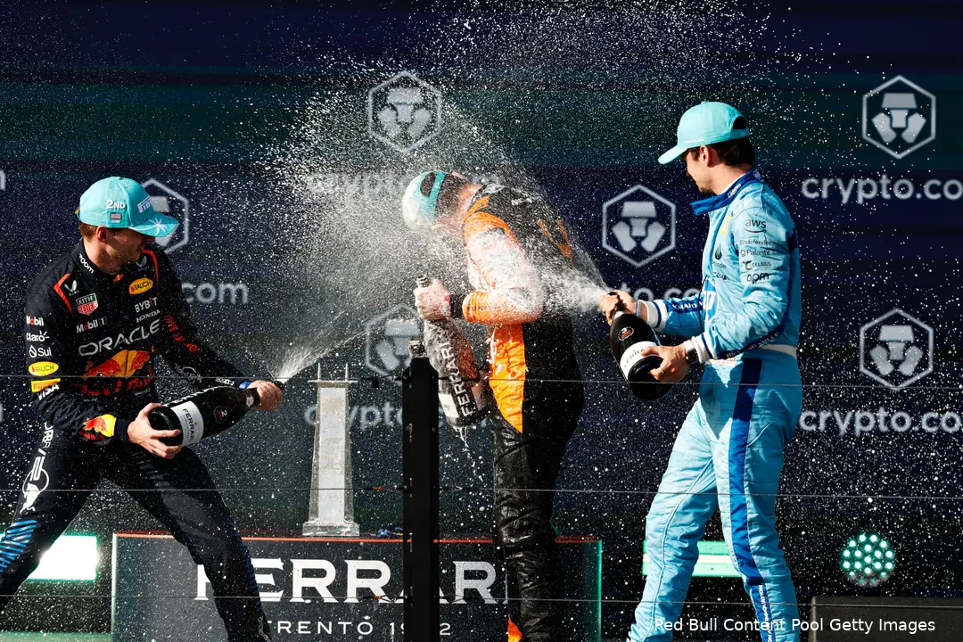 max verstappen miami 2024 red bull podium lando norris charles leclerc 2