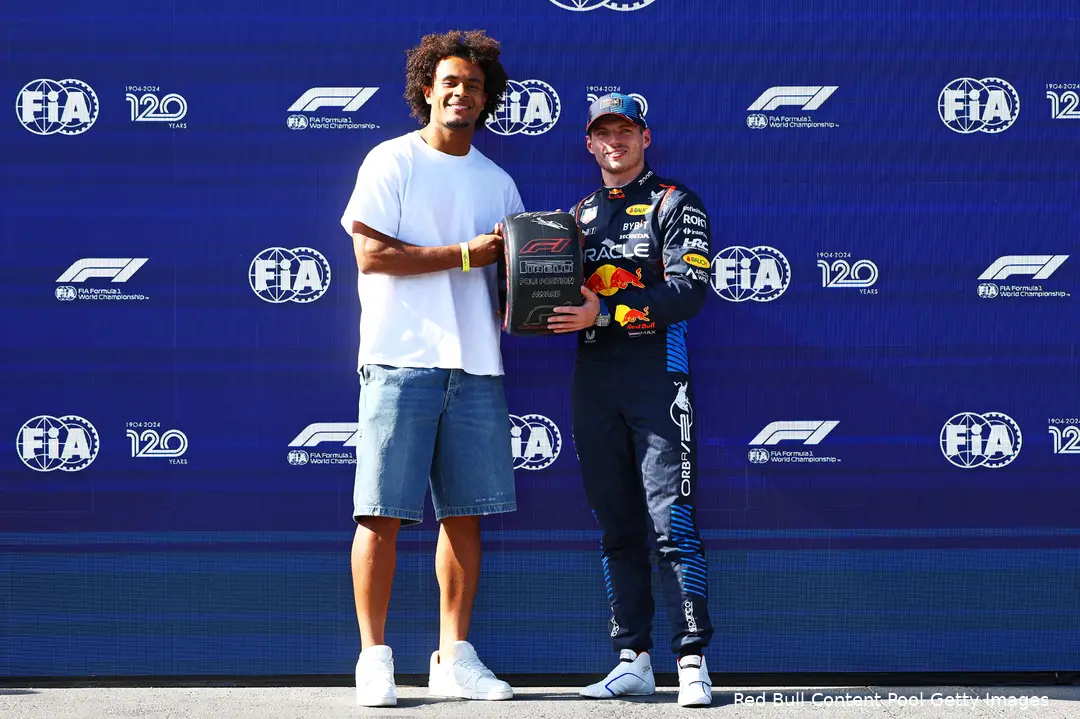 max verstappen pole position imola 2024 4 bandje