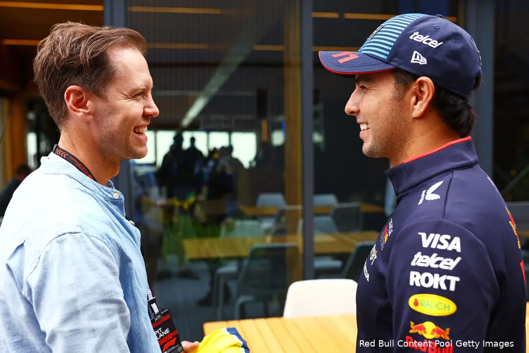 sergio perez imola 2024 sebastian vettel