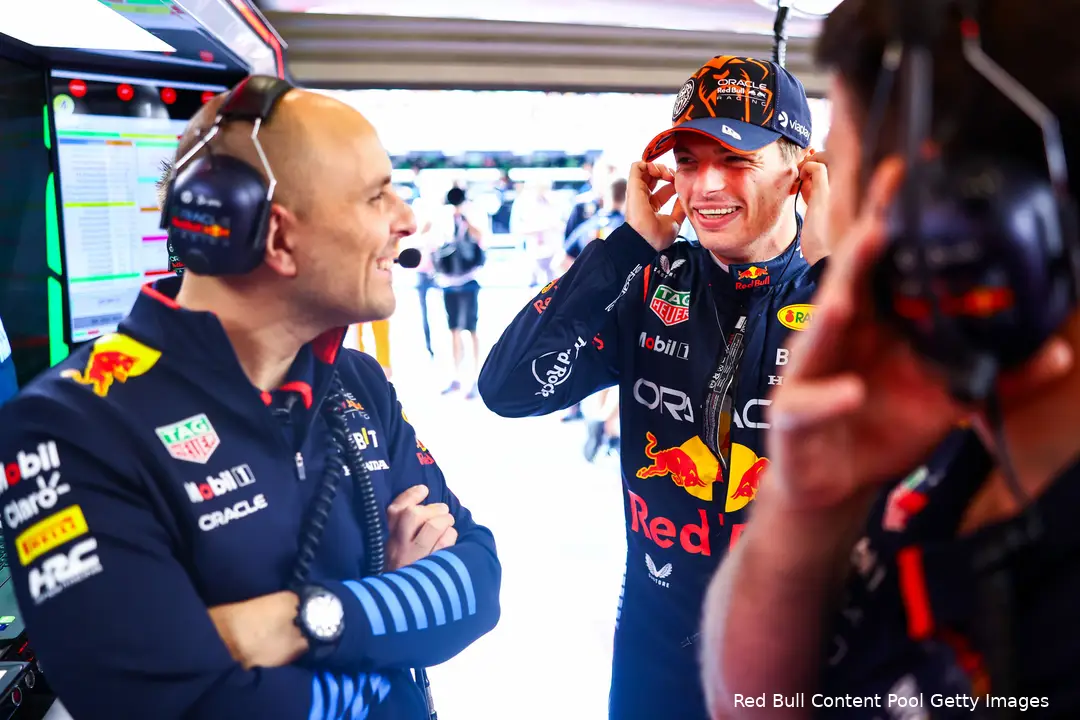max verstappen gianpiero lambiase belgie 2024