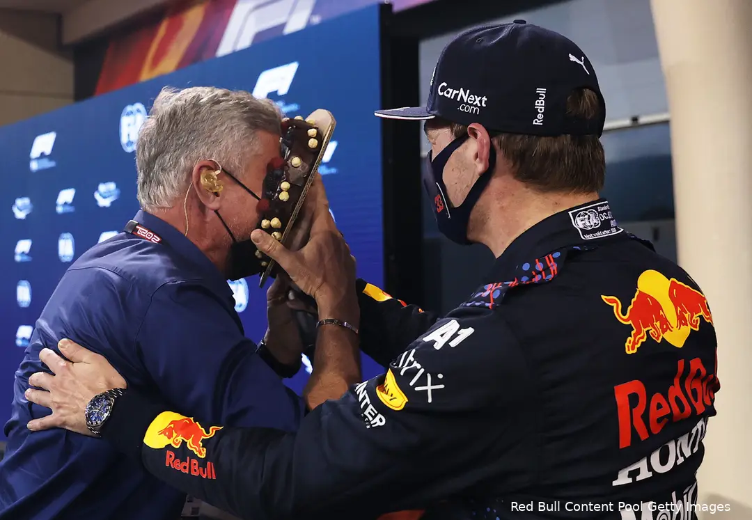 max verstappen david coulthard taart 1