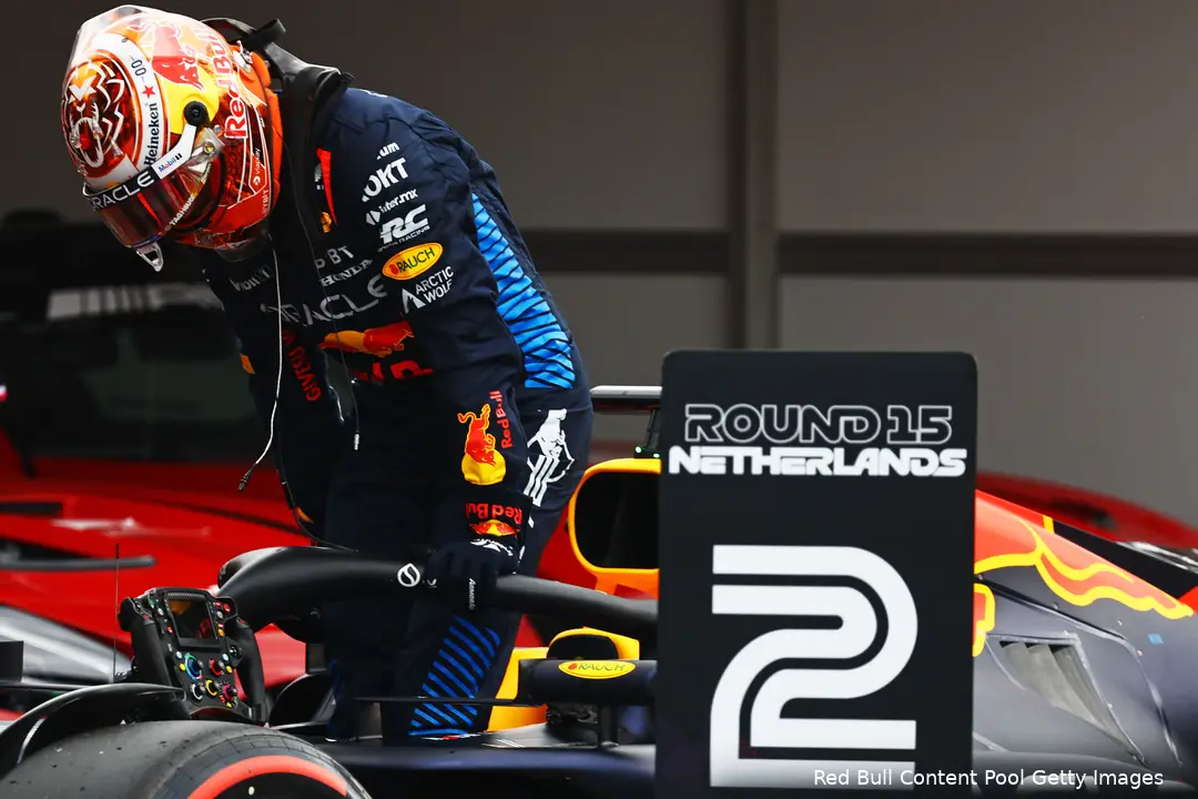 <i>Uiteindelijk werd het een tweede startplek voor Max Verstappen en dat verraste de Nederlander.&nbsp;</i>
