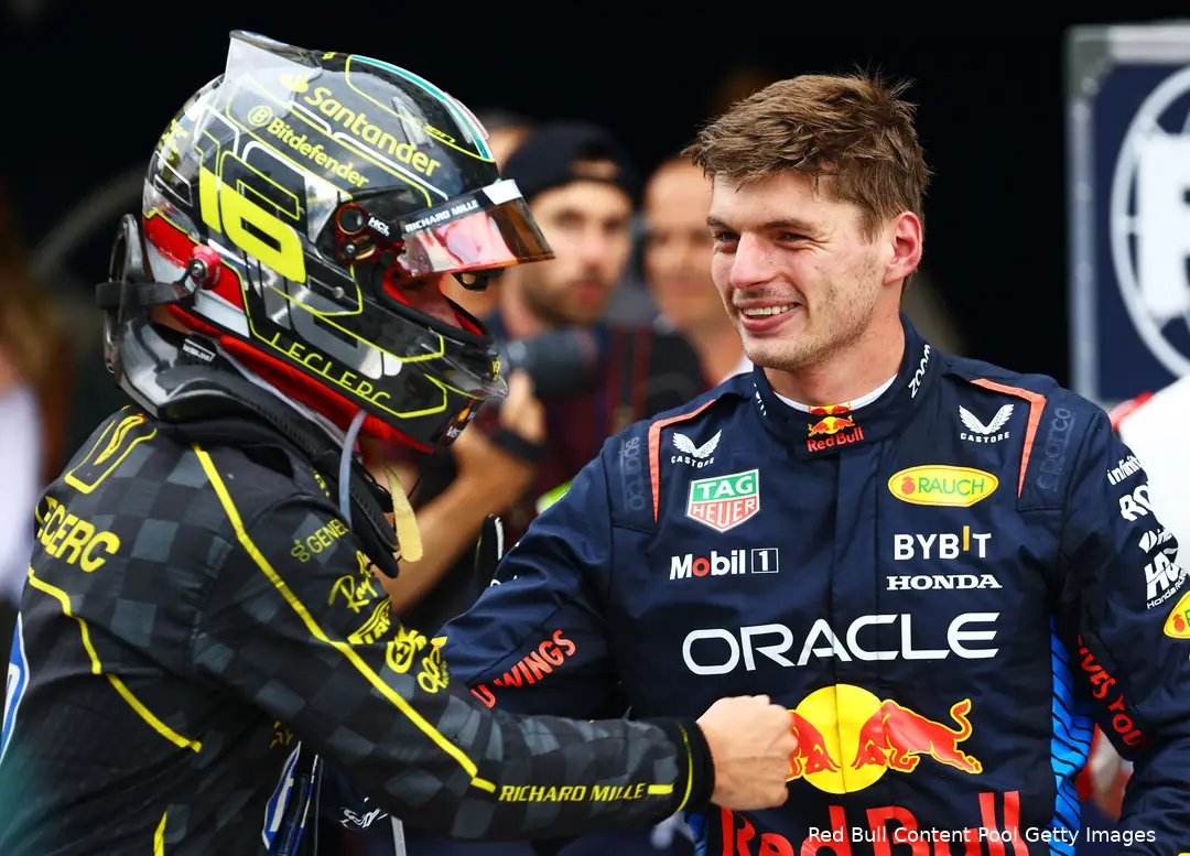 charles leclerc ferrari max verstappen red bull racing gp italie zondag 2024