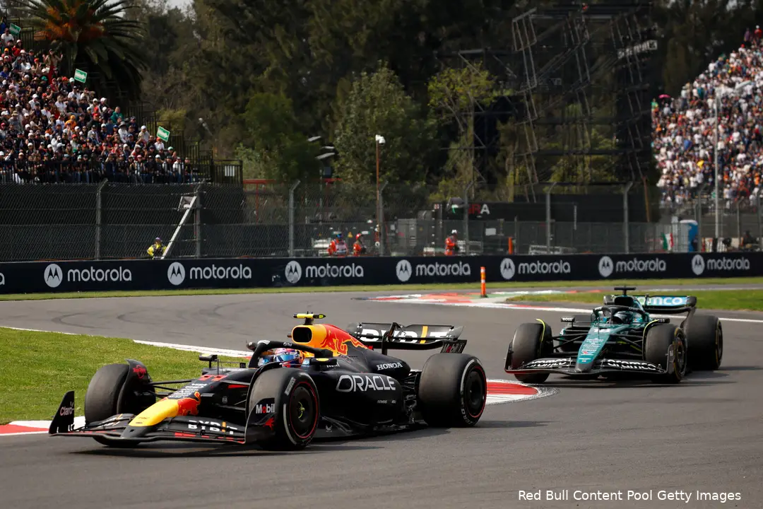 Pérez op het circuit van Mexico-Stad in 2024.