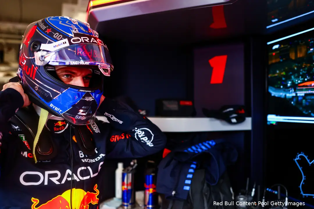 Verstappen hoopt dat het rijgedrag van de auto nog wel verbetert.
