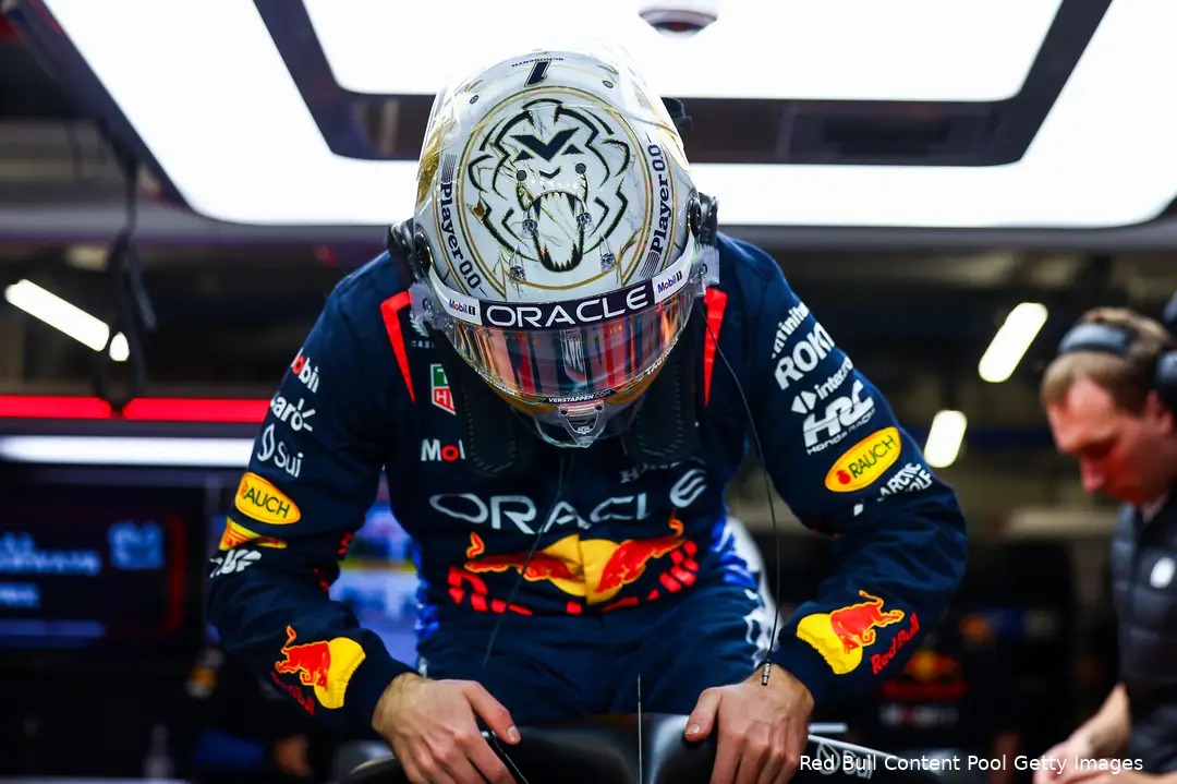 max verstappen kampioenshelm helm qatar sprint kwali 1