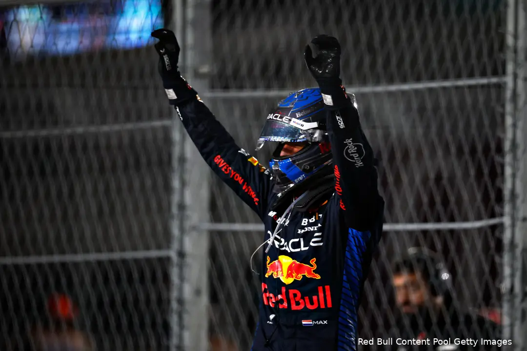 Net als Vettel pakt Verstappen vier titels achter elkaar bij Red Bull.