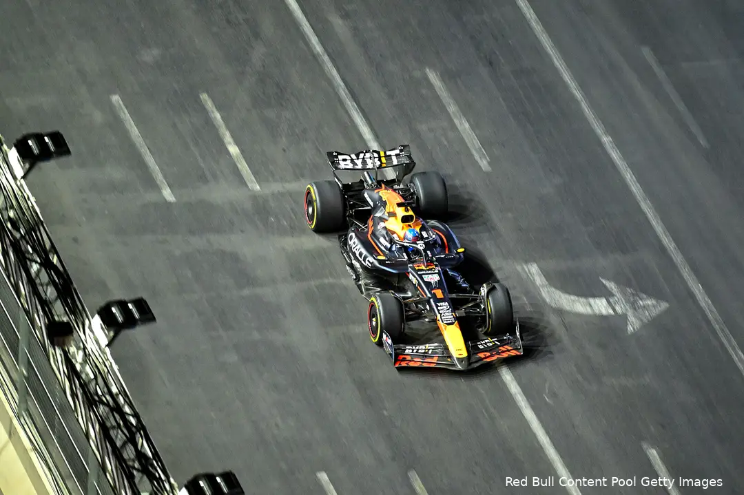 Verstappen kon beter met zijn banden omgaan in Las Vegas dan de concurrentie.
