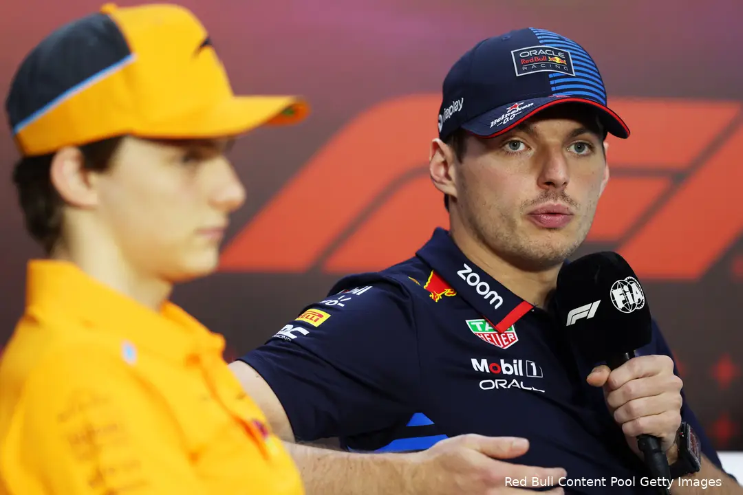 oscar piastri max verstappen yuki tsunoda persconferentie brazilie 2024