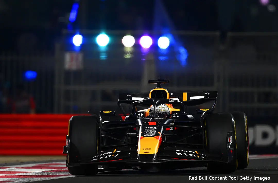 <i>Verstappen had problemen met zijn remmen.</i>