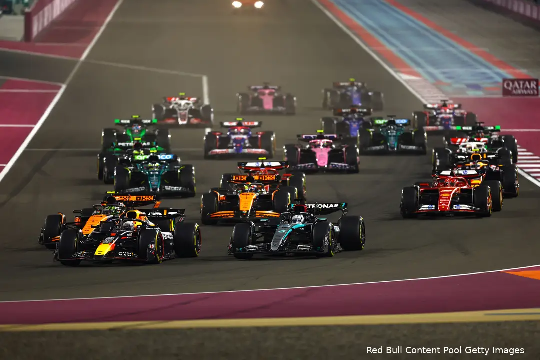 max verstappen lando norris qatar rb20 12 start 3
