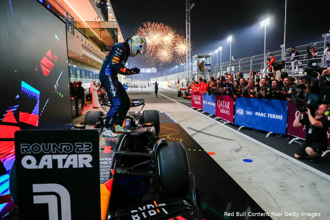 Verstappen won negen races in 2024.