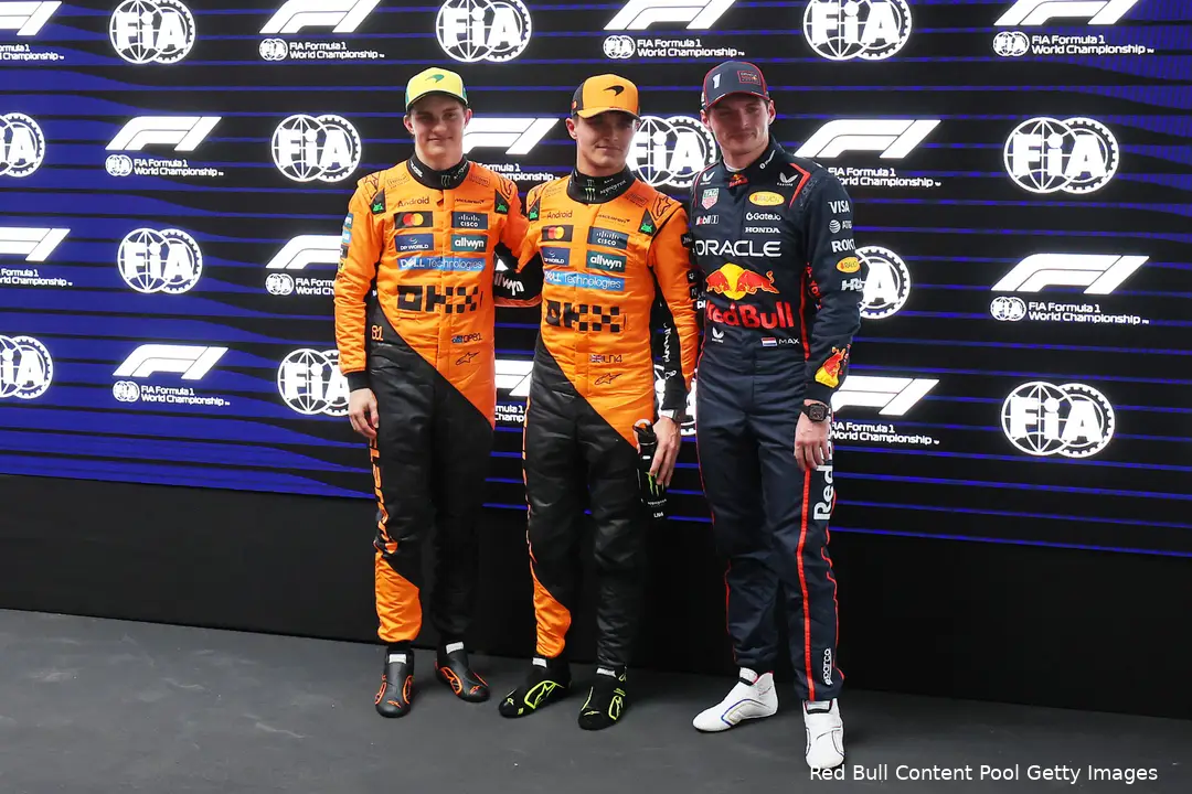 top drie kwalificatie melbourne max verstappen lando norris oscar piastri