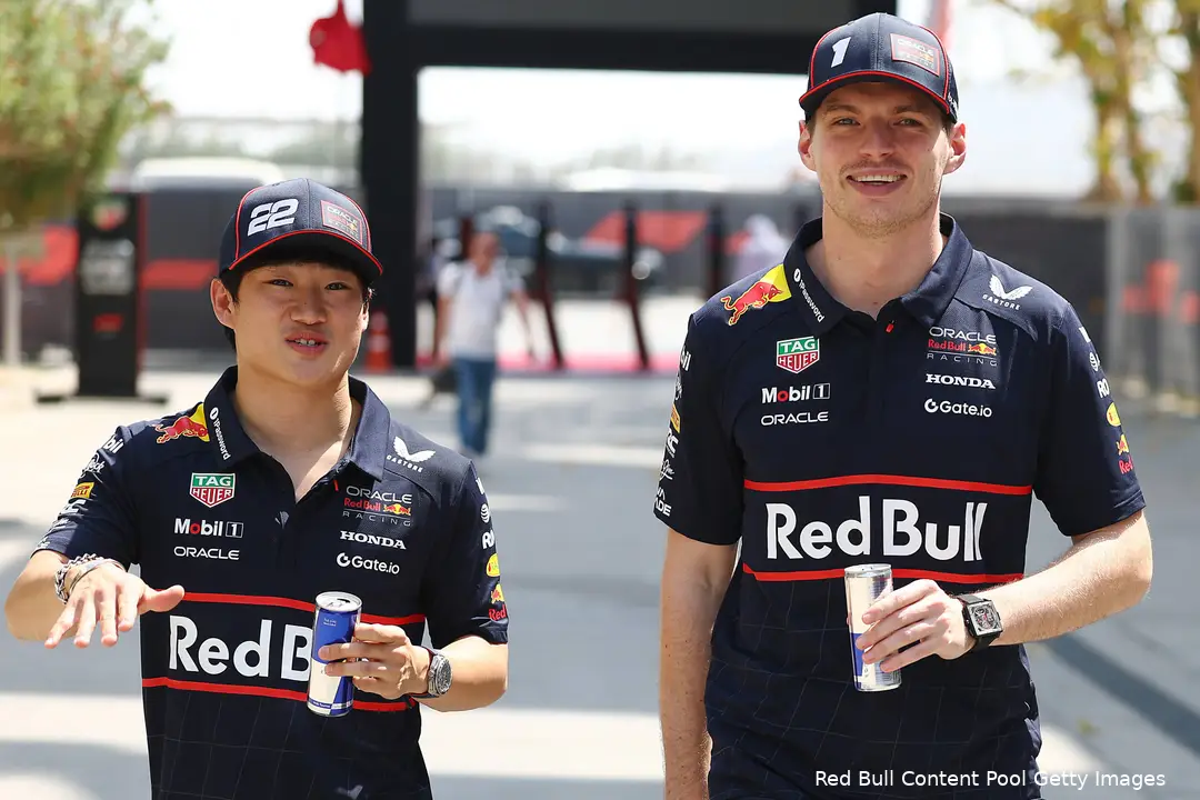 max verstappen yuki tsunoda 2025 bahrein zaterdag
