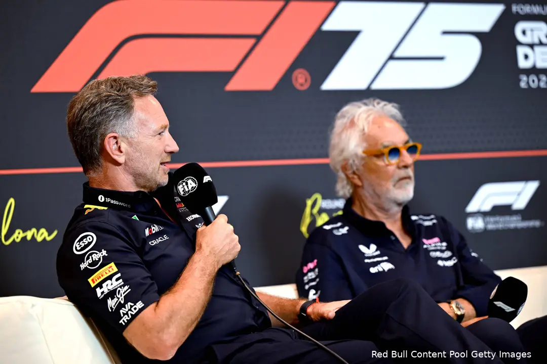 Horner en Briatore slaan de handen volgens Valkenburg waarschijnlijk ineen.