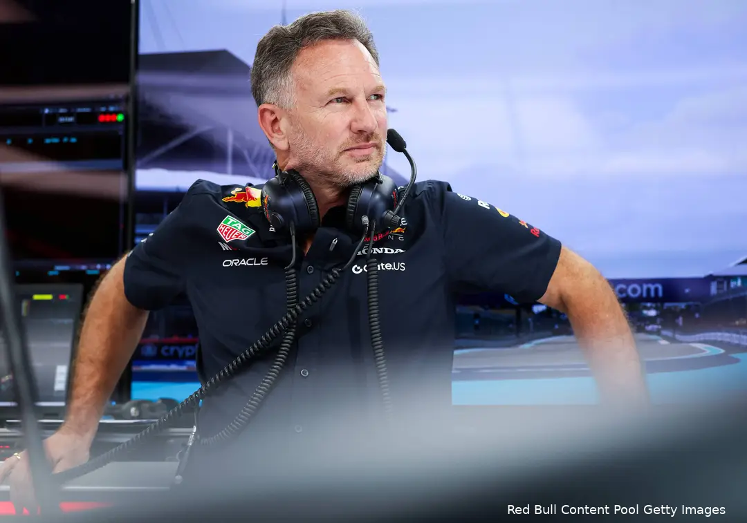 red bull racing christian horner miami gp 2025 zondag