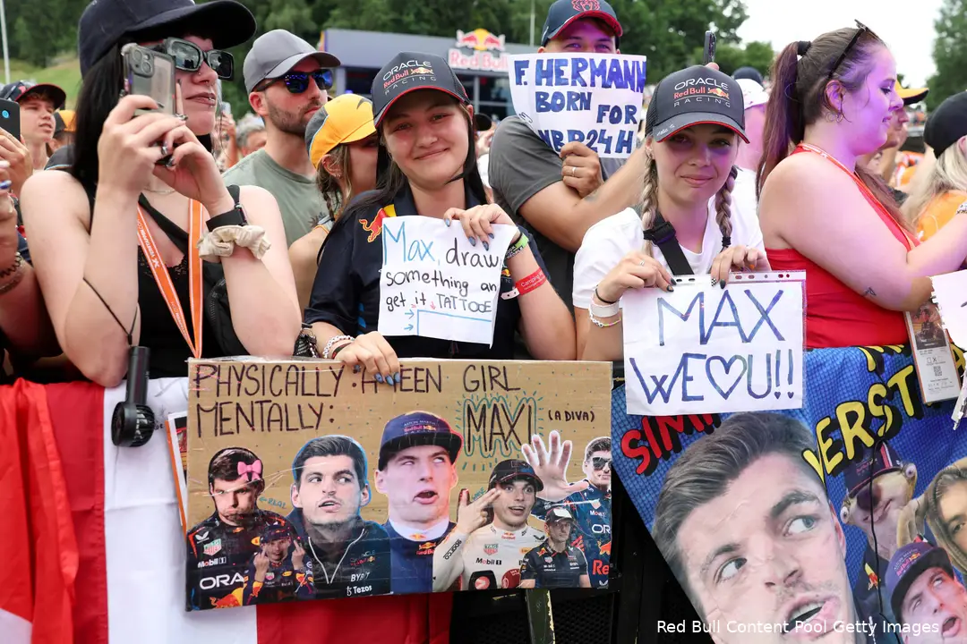 max verstappen red bull racing gp oostenrijk 2025 zaterdag fans