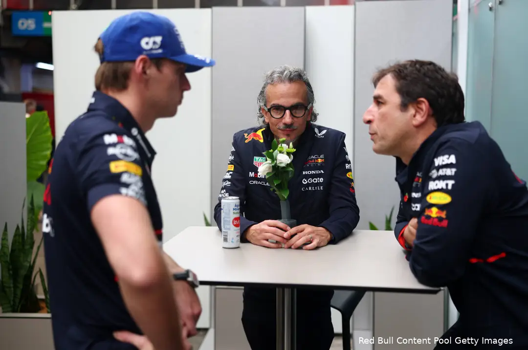 max-verstappen-pierre-wache-laurent-mekies-2025-brazilië
