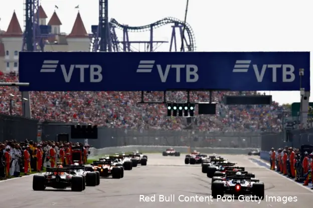 Formule 1 startgrid Rusland 2018