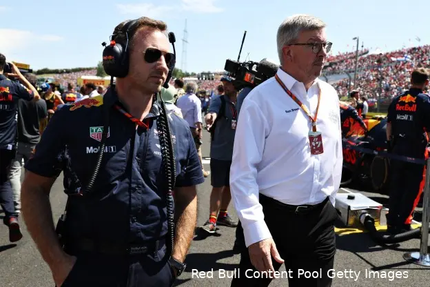 Christian Horner Ross Brawn 2017