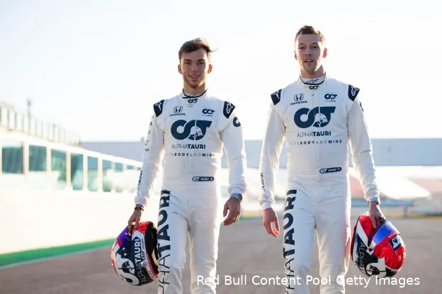 Pierre Gasly AlphaTauri Daniil Kvyat