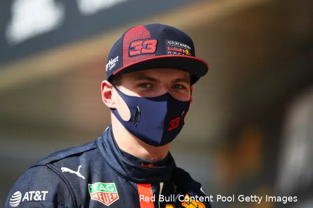 verstappen mondkapje