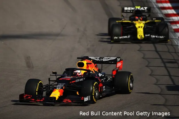 Verstappen Ocon Rusland 2020