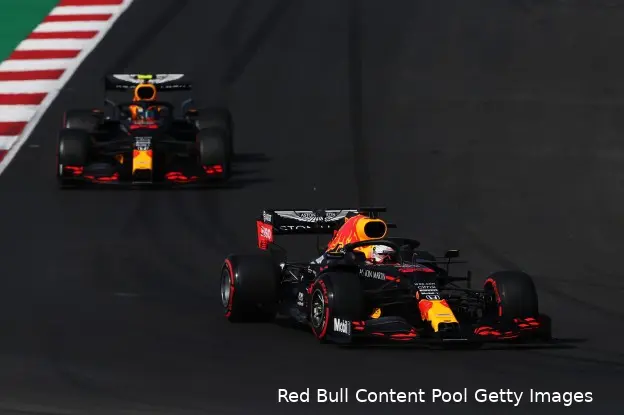 Verstappen Albon Portugal 2020