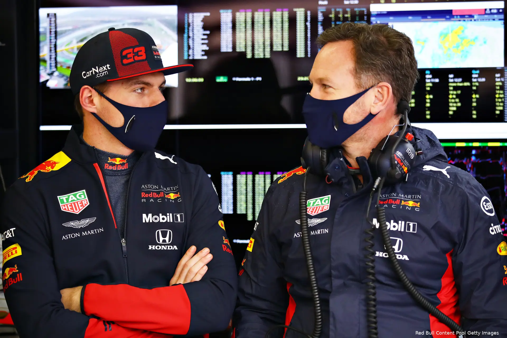 Verstappen Horner Turkije 2020