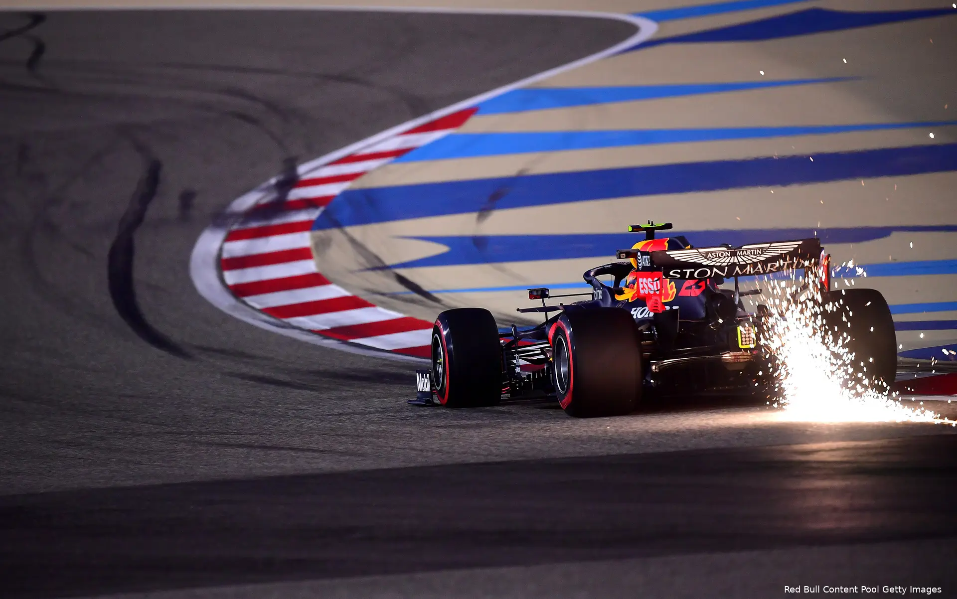 Alexander Albon VT1 Red Bull Sakhir