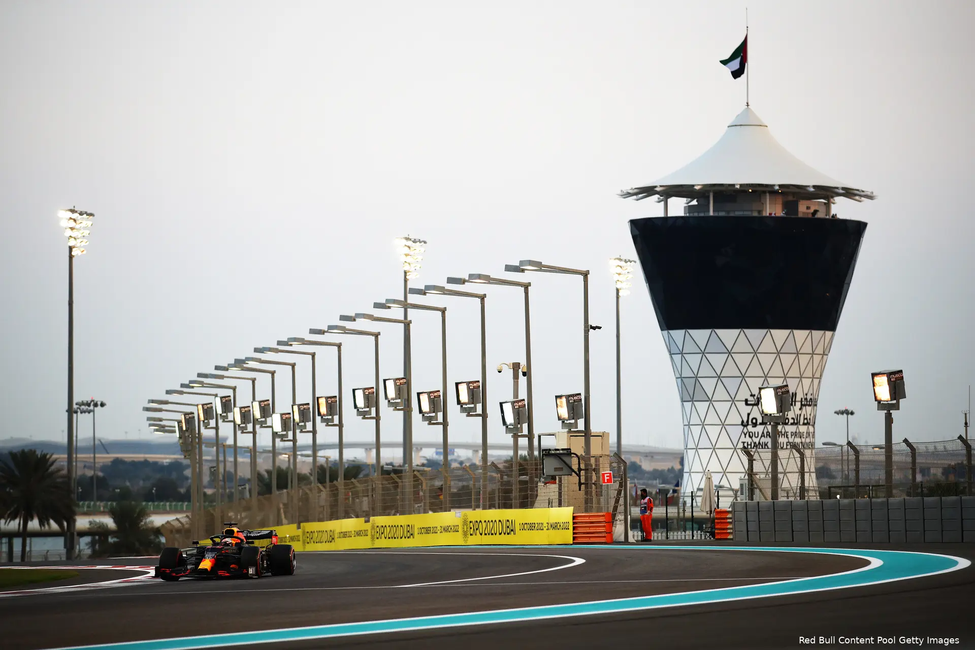 Verstappen in Abu Dhabi 2020