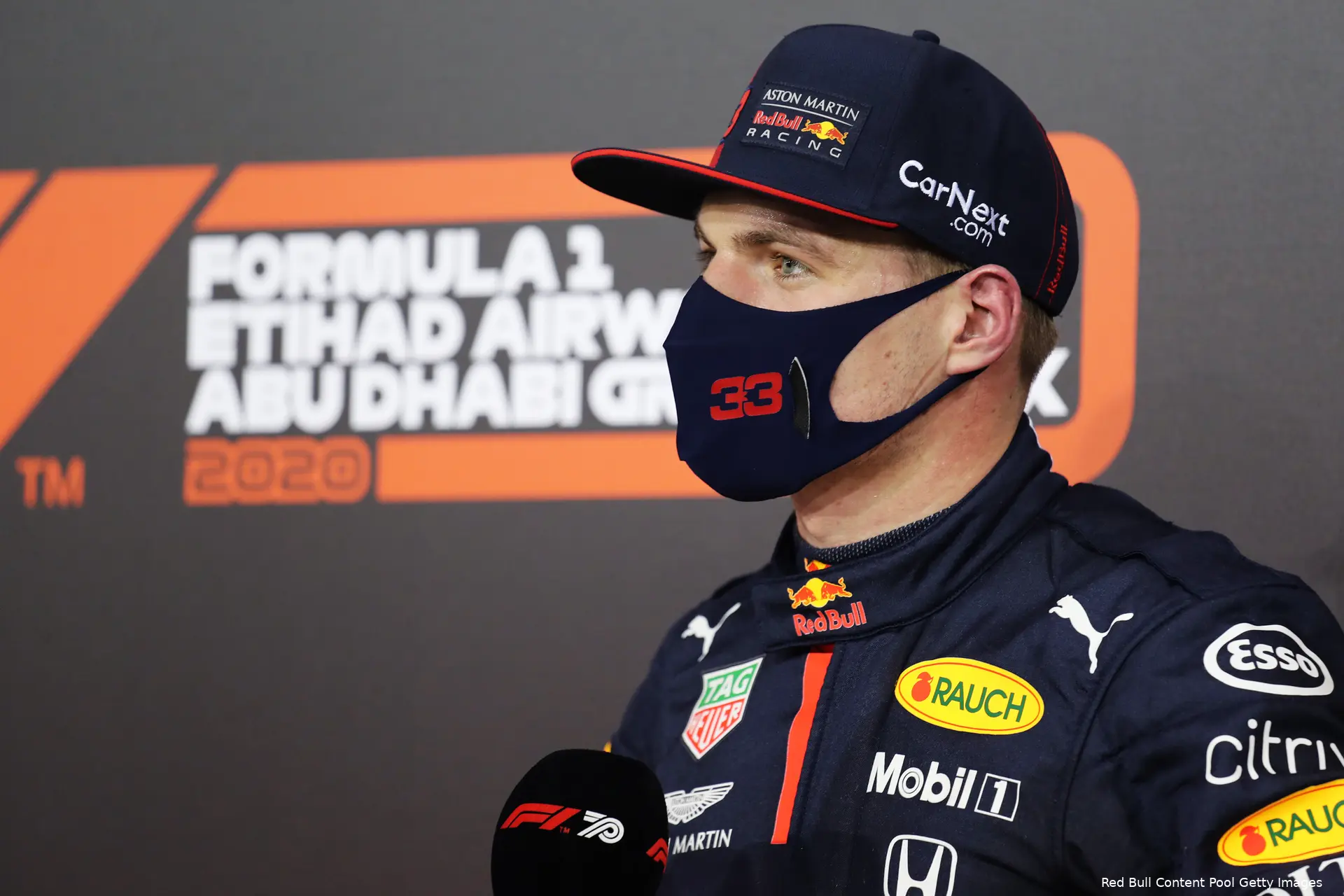 Verstappen pers Abu Dhabi 2020