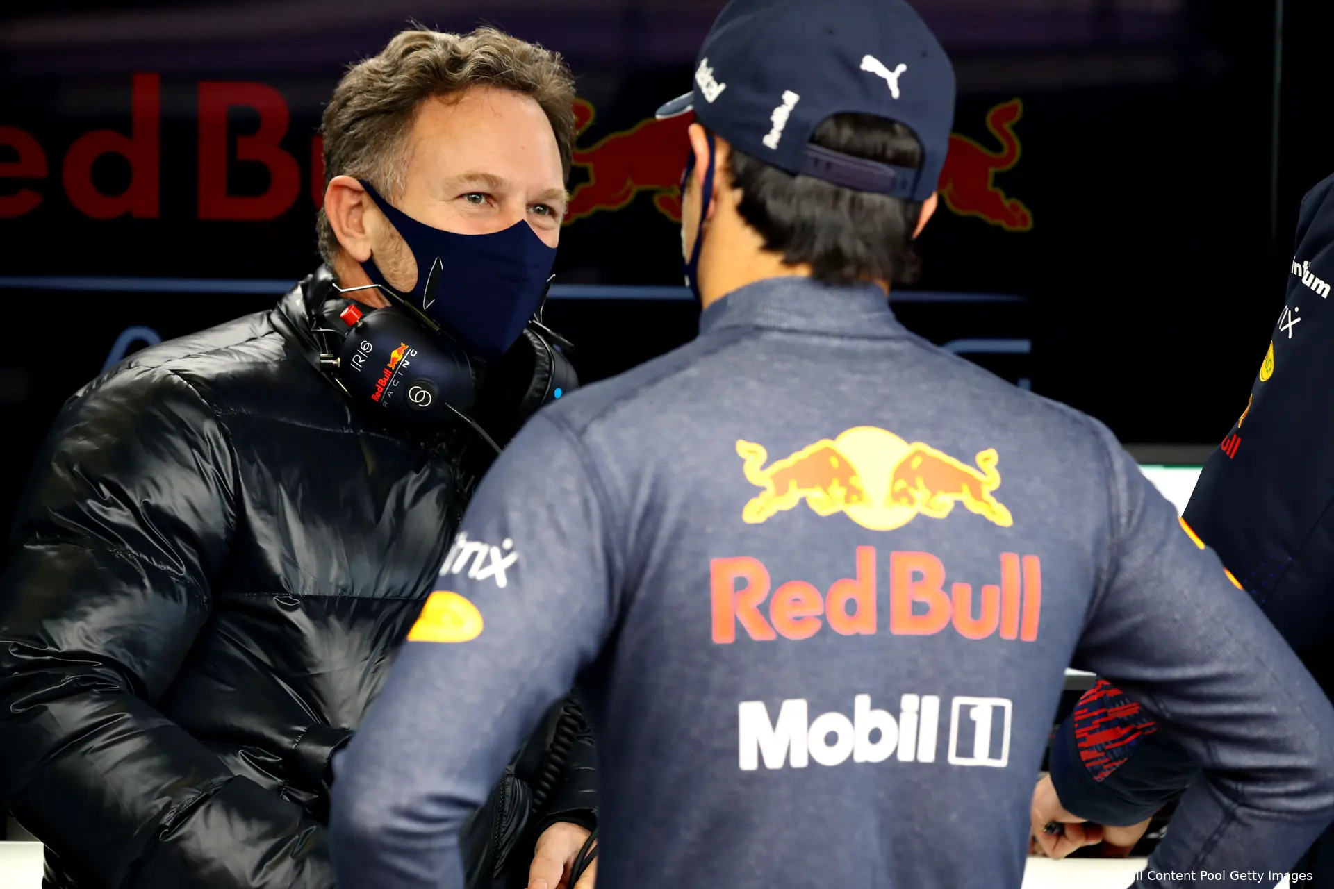 Christian Horner Sergio Perez