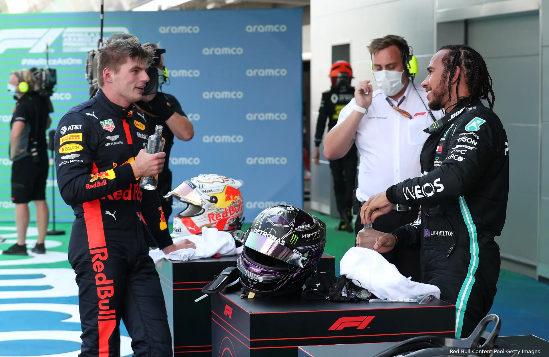 Max Verstappen Lewis Hamilton Barcelona