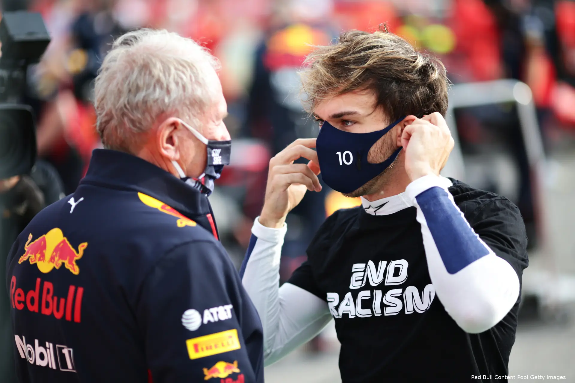 Helmut Marko Pierre Gasly