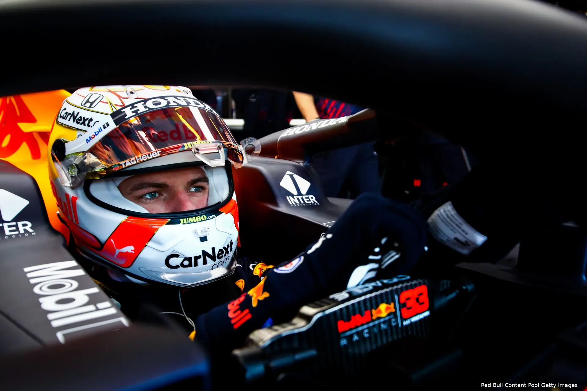 max verstappen in auto imola